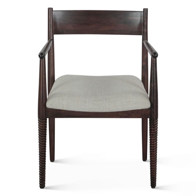 Bijou 22" Upholstered Dining Chair in Dark Sienna